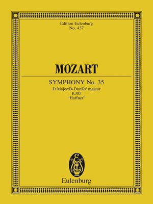 cover image of Symphony No. 35 D major